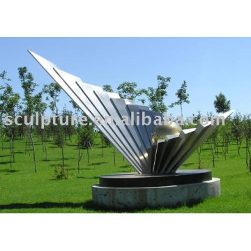 Modern Large Abstract Arts Stainless steel Sculpture for Garden decoration